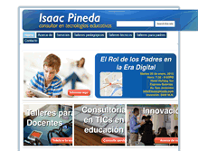 Tablet Screenshot of isaacpineda.com